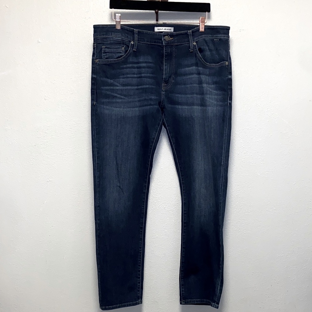 Mavi Men’s Jake Slim Dark Wash Slim Fit Jeans: 3565